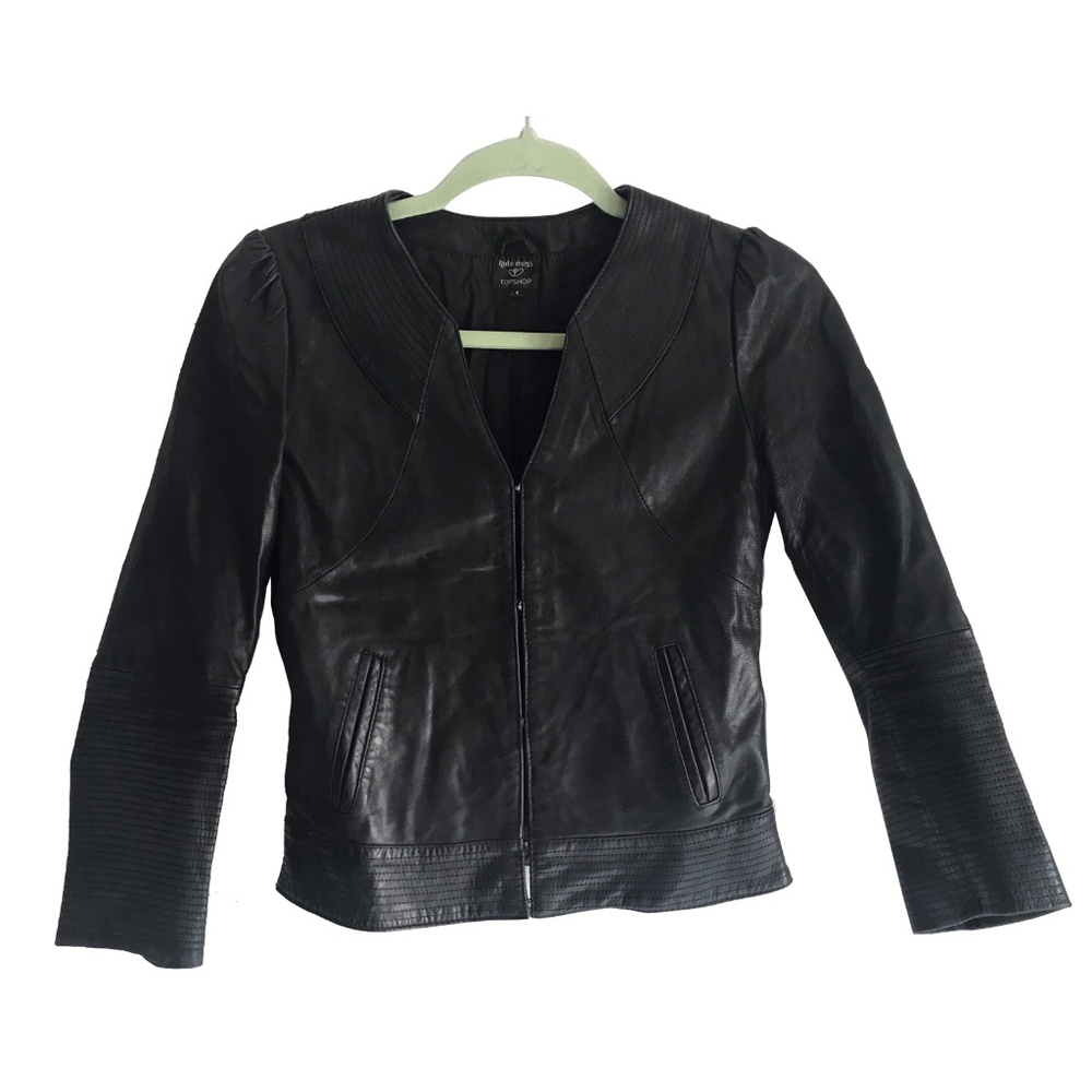 Kate Moss Topshop Leather Jacket XS